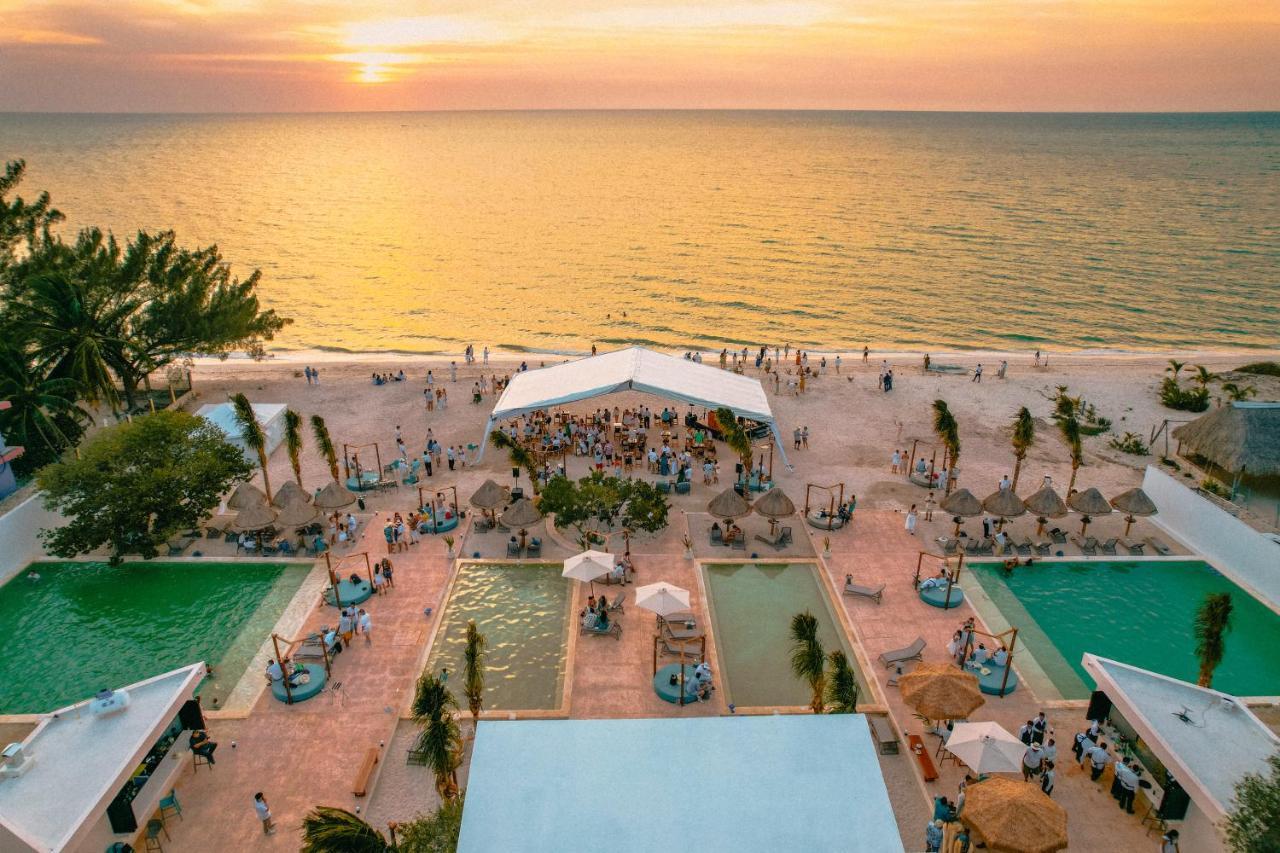 Totem Beach Club Celestun Buitenkant foto