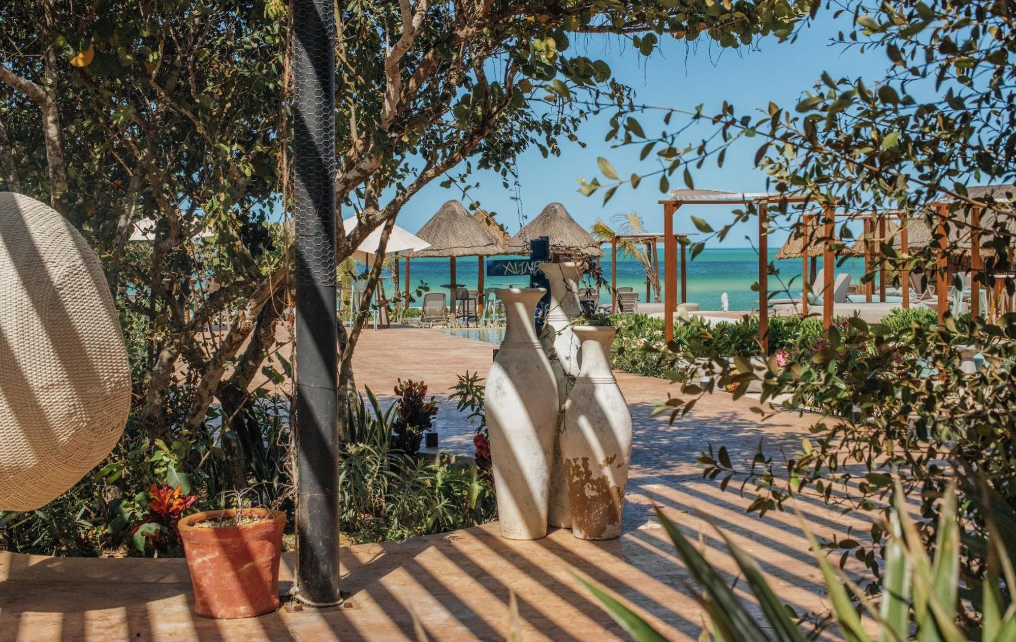 Totem Beach Club Celestun Buitenkant foto