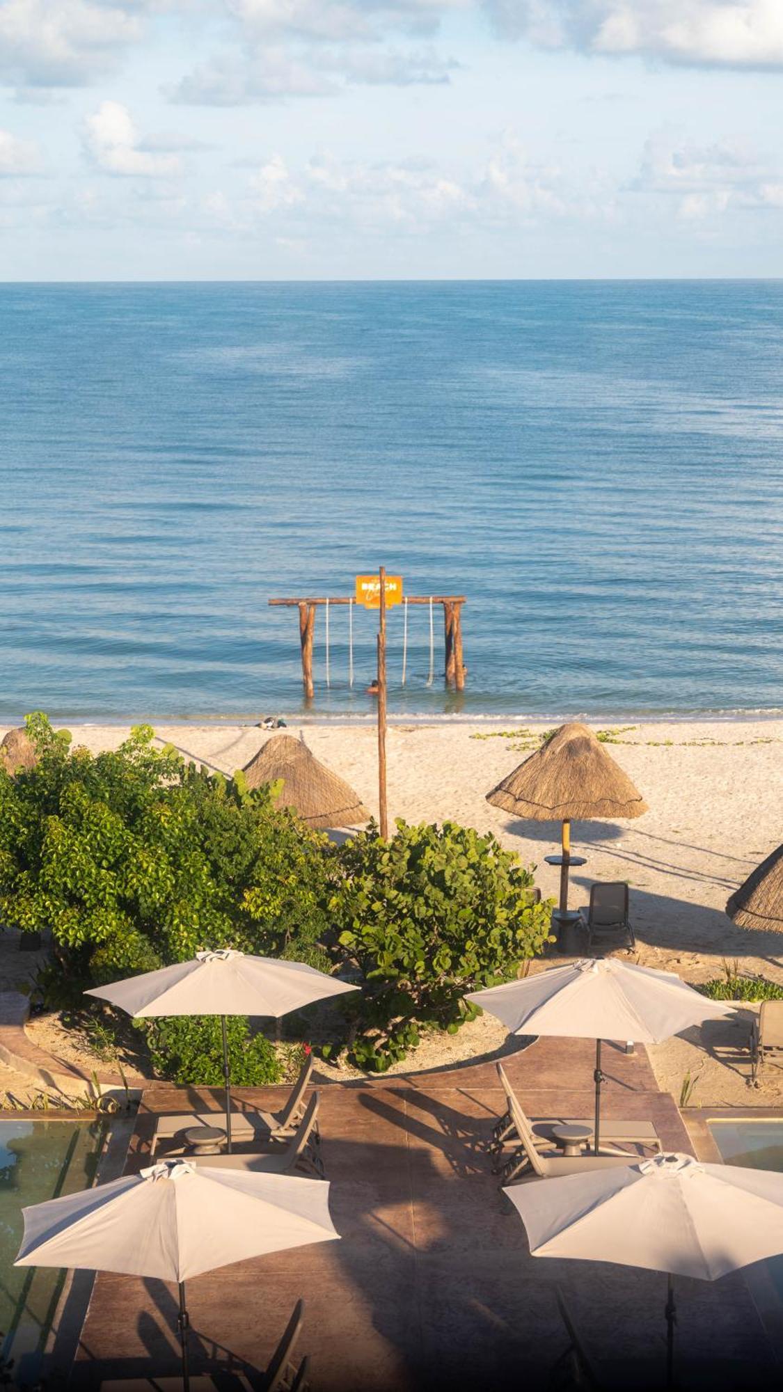 Totem Beach Club Celestun Buitenkant foto