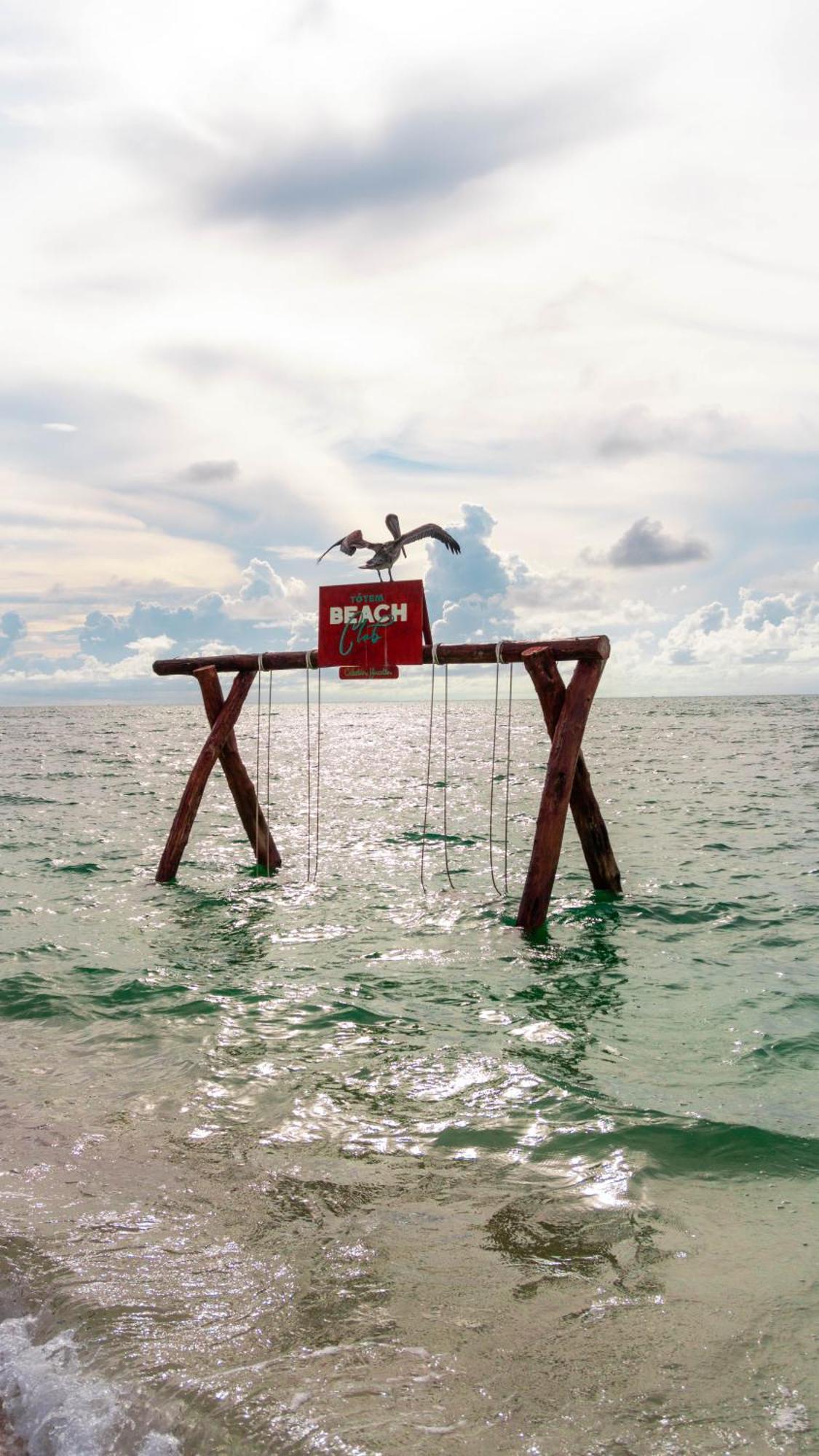 Totem Beach Club Celestun Buitenkant foto